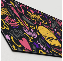 Glasbild Grill Food 30x80 cm
