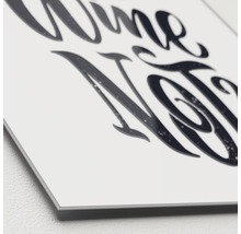 Glasbild Wine not 30x30 cm