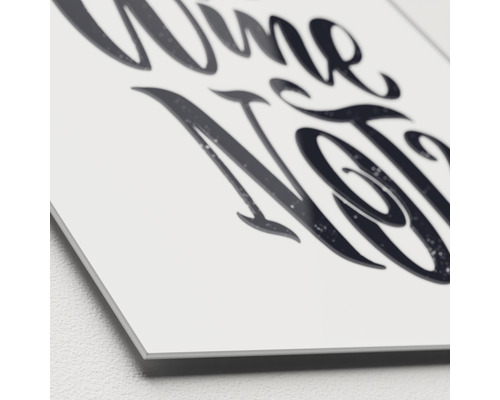 Panneau décoratif avec l''inscription ''Wine Not''