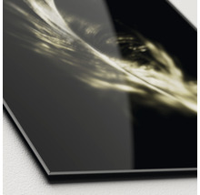 Gros plan d''une plaque en verre acrylique avec un motif abstrait