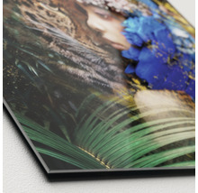 Glasbild Jungle Mix I 20x20 cm
