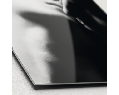 Gros plan d''une plaque en verre acrylique
