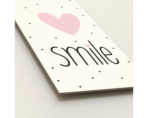 Image décorative avec motif de cœur et de sourire