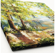 Gemälde einer Waldlandschaft auf Leinwand