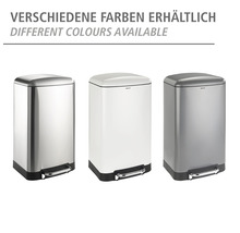Wenko Treteimer Studio 30 l anthrazit metallic