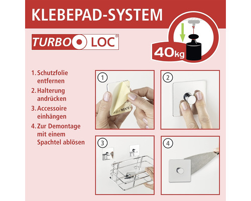 Montageanleitung für Turbo Loc Klebepad System
