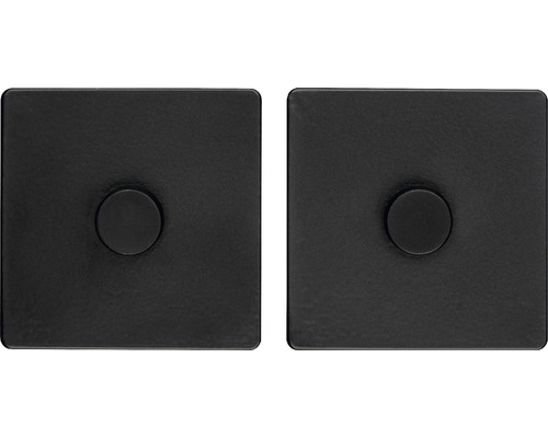 Deux plaques d''interrupteur carrées