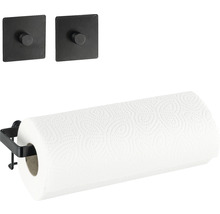 Porte essuie-tout Wenko Turbo-Loc Gala noir + adaptateur