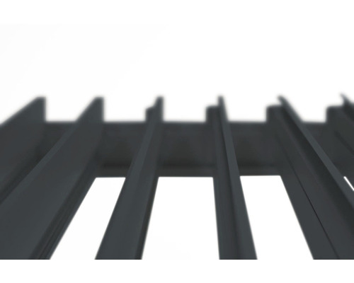 Gros plan d''une grille de barbecue grise