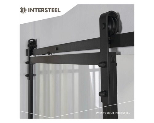 Intersteel Schiebetürbeschlag zur Wandmontage