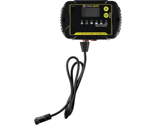 Régulateur de charge solaire Goal Zero avec câble et indicateur de batterie