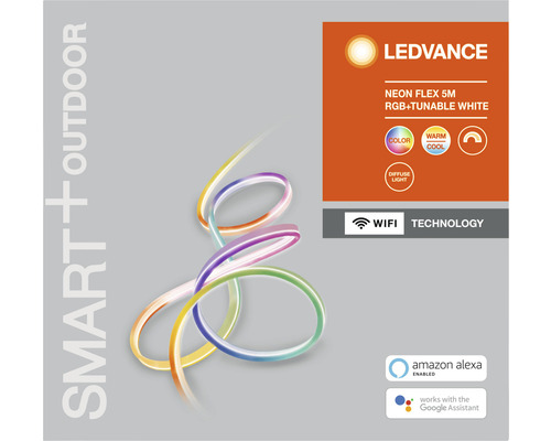 LEDVANCE Neon Flex 5 Meter RGB plus tunable white für den Innen- und Außenbereich