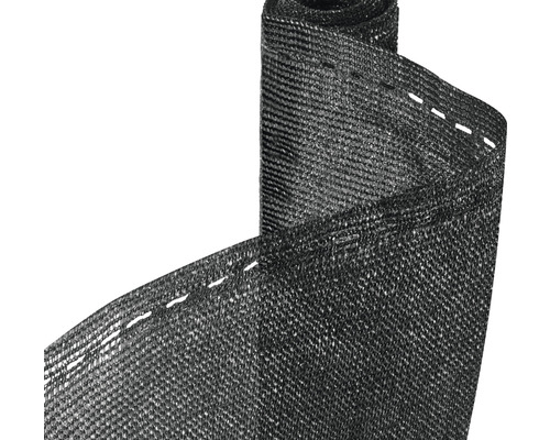 Sichtschutzmatte Konsta HDPE-Gewebe 130g/m² 5 x 0,8 m anthrazit Rollzaun Windschutz Sichtschutz aus Stoff