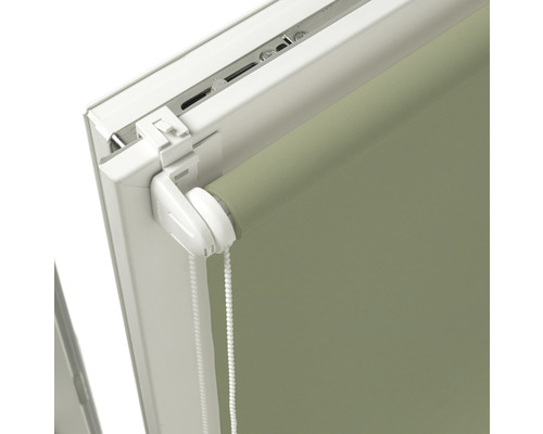 Detailaufnahme eines Rollos zur Fensterdekoration