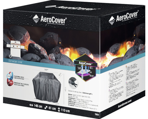 Emballage AeroCover pour housse de barbecue