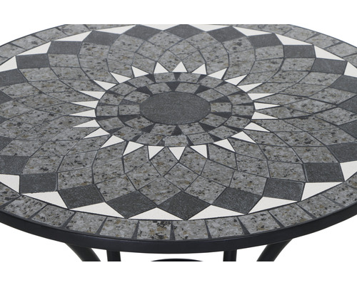 Tischplatte mit Mosaikmuster