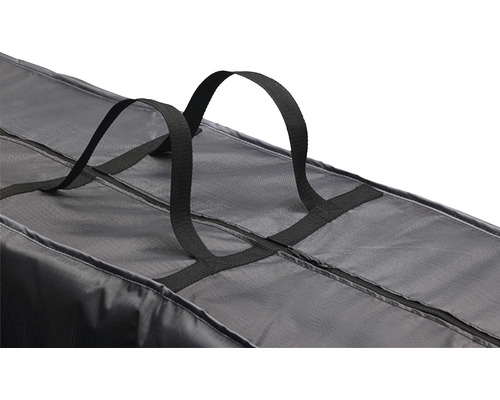 Sac de transport noir avec fermeture éclair et poignées