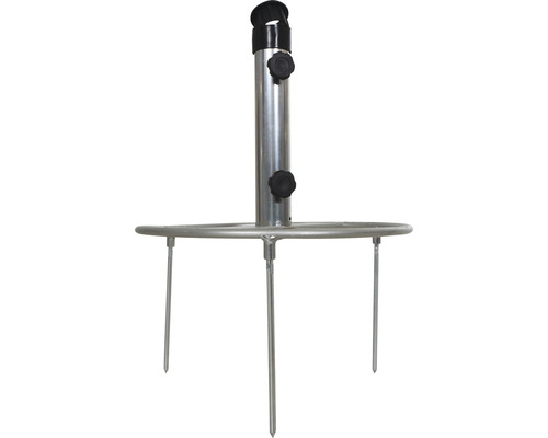 Pointe de terre pour parasols en métal