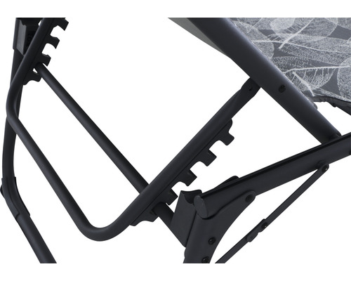 Detailansicht der Verstellmechanik eines Relaxsessels