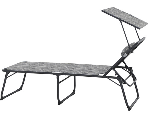 Strandliege mit Sonnendach