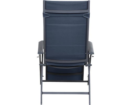 Gartenstuhl mit verstellbarer Rückenlehne, Ansicht von hinten