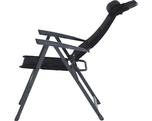 Gartenstuhl mit Armlehnen und Kopfstütze