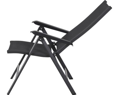 Fauteuil de jardin avec accoudoirs, pliable