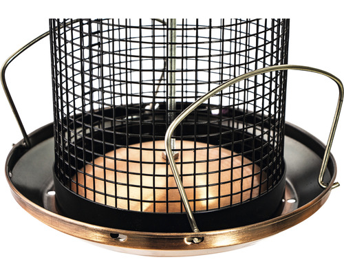 Mangeoire pour oiseaux avec plateau et grille de protection