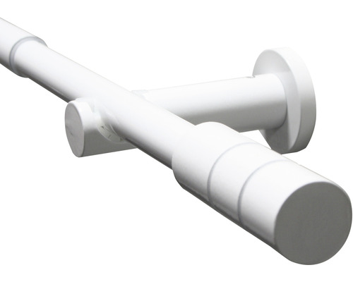 Doppelgardinenstange mit Halterung