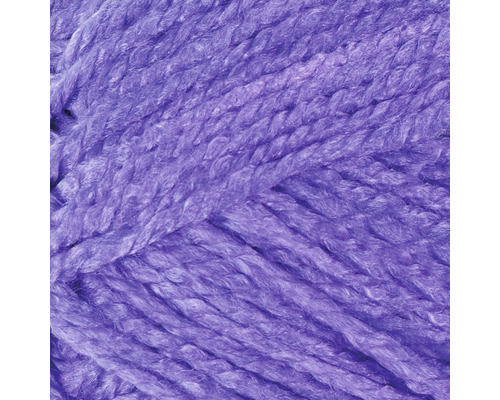 Nahaufnahme von violetter Wolle