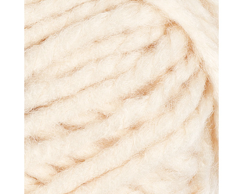 Nahaufnahme von cremefarbener Wolle