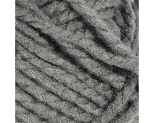 Graue Strickwolle Nahaufnahme