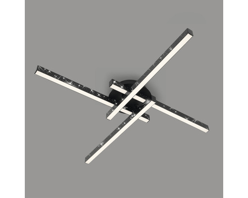 Moderne Deckenleuchte mit LED-Leuchtstäben im Kreuzdesign für Innenräume