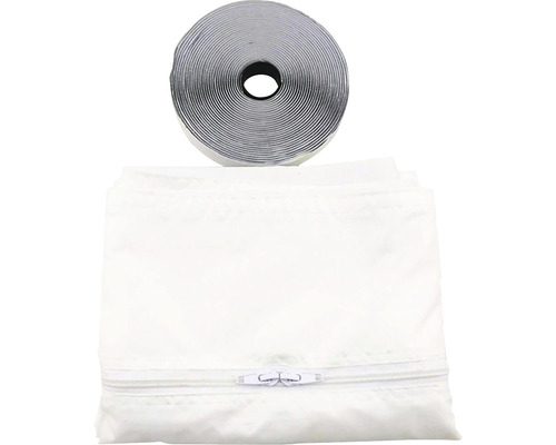 Moustiquaire avec bande Velcro et fermeture éclair