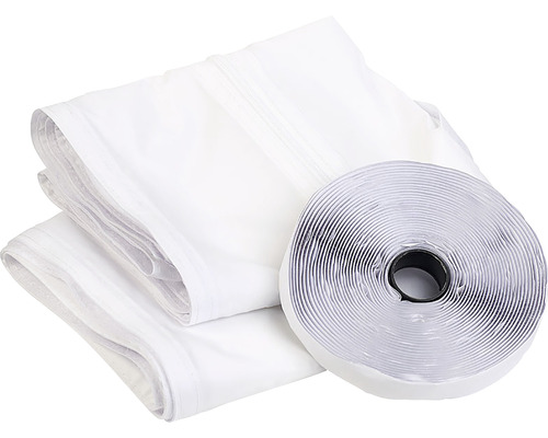 Fliegengitter mit Klettband zur Insektenabwehr