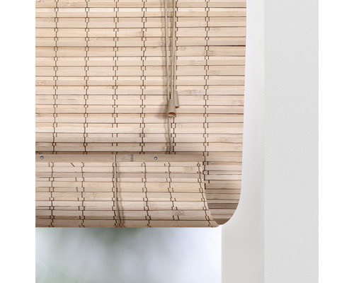 Store en bambou avec cordon de serrage pour la décoration de fenêtres et comme écran d''intimité