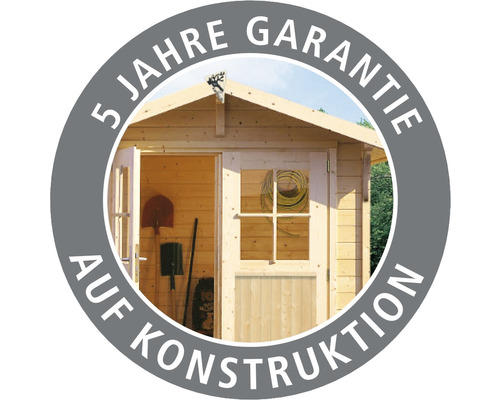 Fünf Jahre Garantie auf die Konstruktion