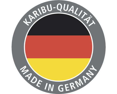 Karibu Qualität Made in Germany Siegel