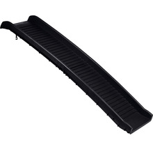 Rampe noire pour chien pour faciliter la montée et la descente