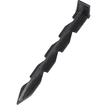 Beeteinfassung, Pflasterkante 100 x 3,8 cm 2er Set schwarz
