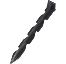 Beeteinfassung, Pflasterkante 100 x 7,8 cm 2er Set schwarz