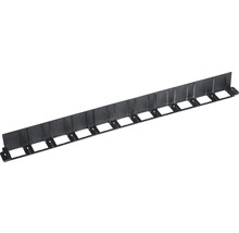 Beeteinfassung, Pflasterkante 100 x 7,8 cm 2er Set schwarz