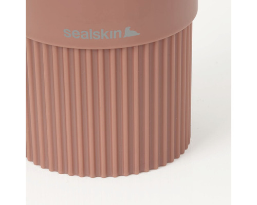 Sealskin Logo auf gerippter Trinkflasche