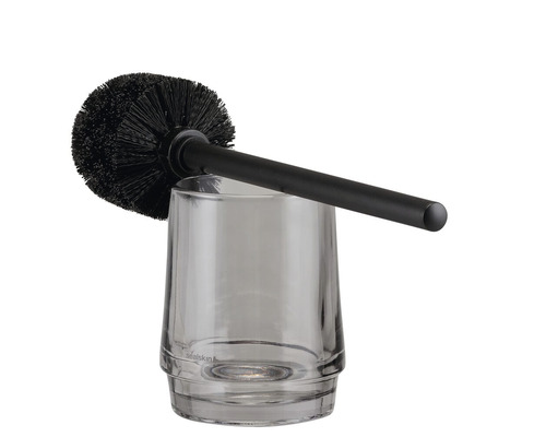 Toilettenbürste mit Halter aus Glas