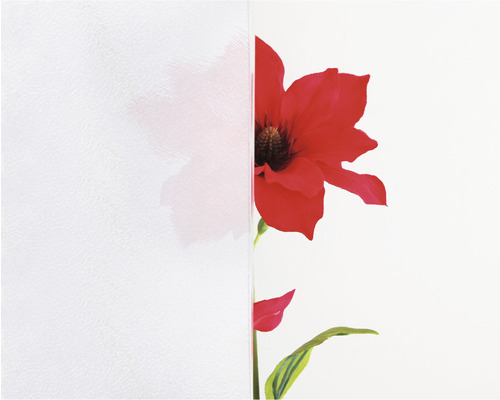 Verre structuré avec décoration florale