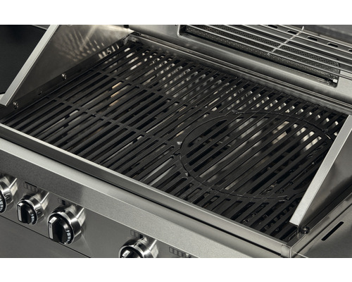 Gril avec grille de cuisson en métal