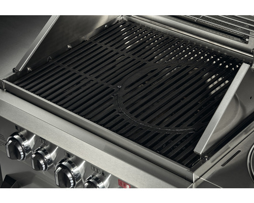 Grill avec grille en métal