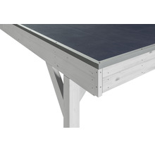 Einzelcarport SKAN Holz Grunewald inkl. EPDM Folie 427 x 554 cm weiß