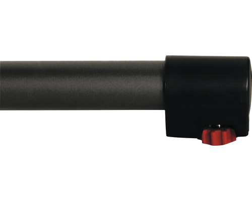 Detailansicht einer Duschstange mit Verstellelement