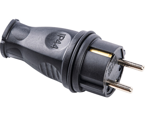 Schutzkontaktstecker mit der Schutzart IP44